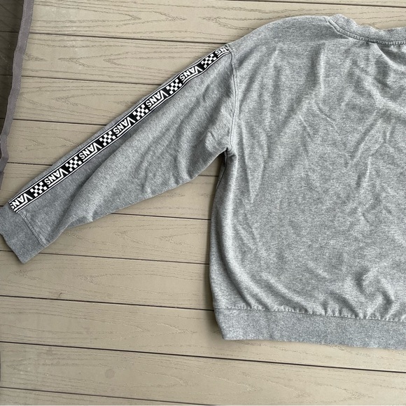 Vans Gray Checkered Crewneck Sweatshirt L - Picture 8 of 8